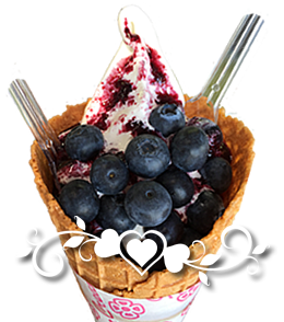 ブルーベリーソフト（生）5月～8月の季節商品 600円